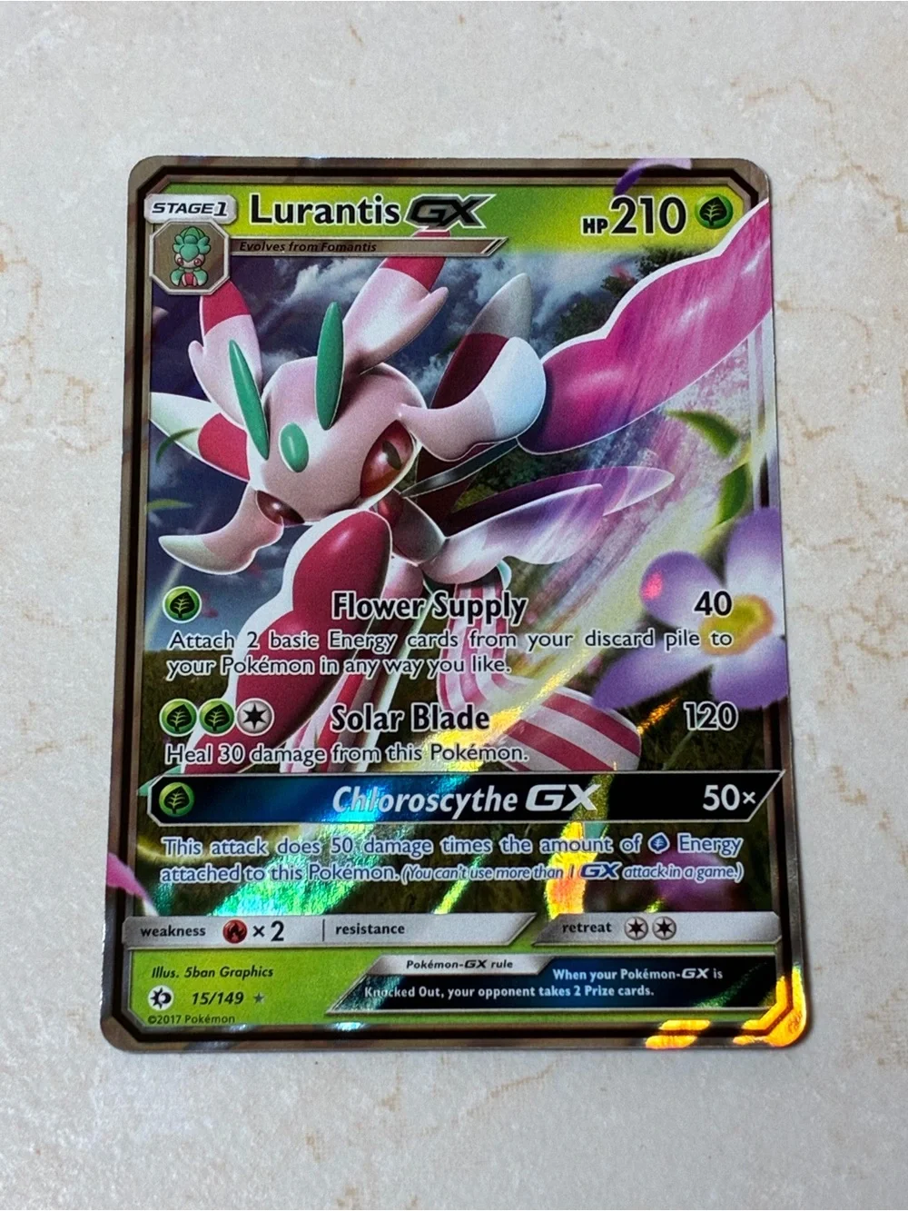 Lot of 3 Pokemon TCG Cards: Archeops, Meloetta-EX, Lurantis-GX